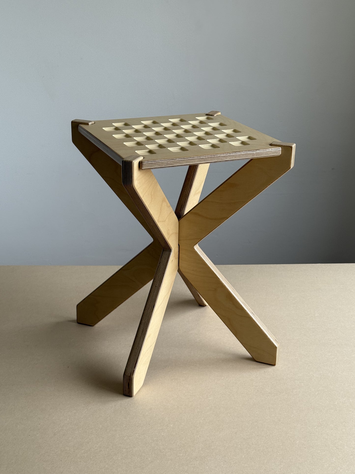 Chaos Stool/Chess Table