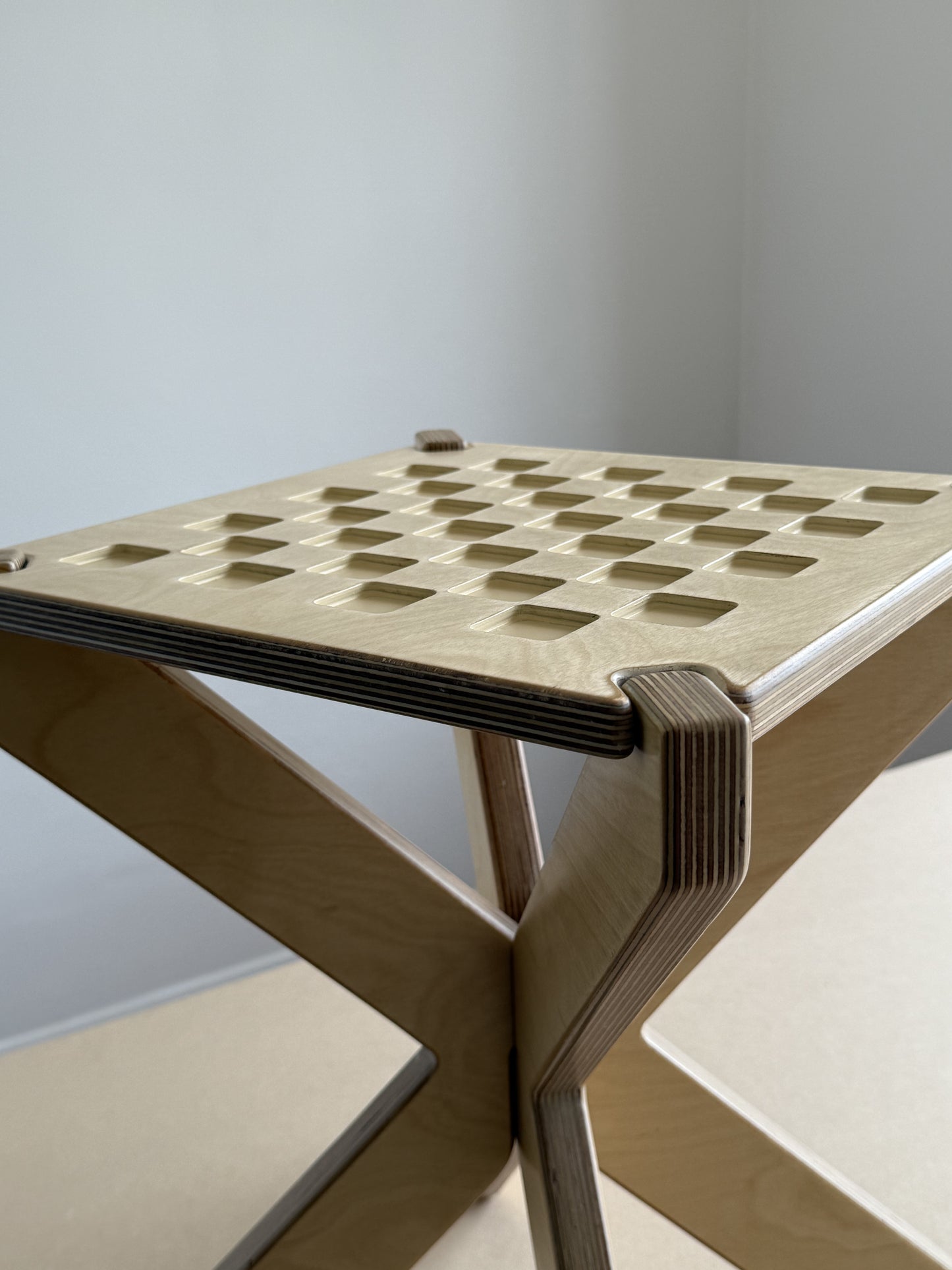 Chaos Stool/Chess Table